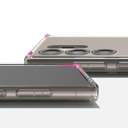 Удароустойчив твърд кейс за Samsung Galaxy S24 Ultra от Ringke Fusion - Матово прозрачен