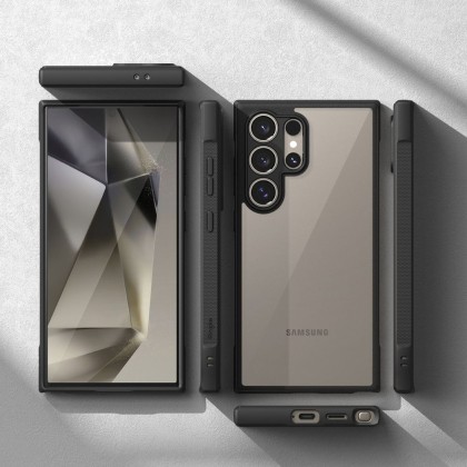 Хибриден кейс за Samsung Galaxy S24 Ultra от Ringke Fusion Bold - Черен