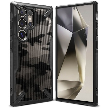 RINGKE FUSION X GALAXY S24 ULTRA CAMO BLACK