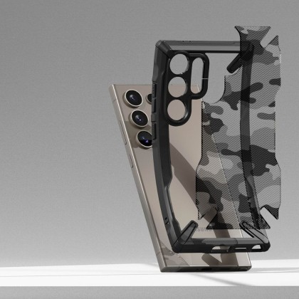 RINGKE FUSION X GALAXY S24 ULTRA CAMO BLACK