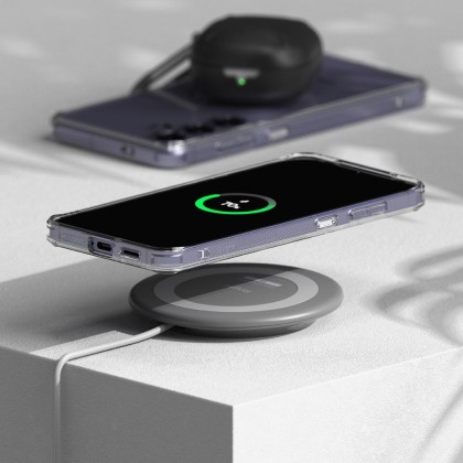 Удароустойчив твърд кейс за Samsung Galaxy S24+ Plus от Ringke Fusion - Прозрачен