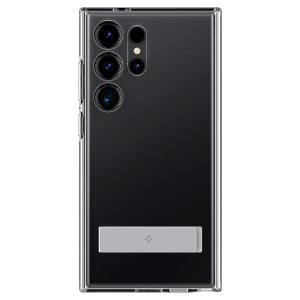 Удароустойчив твърд кейс за Samsung Galaxy S24 Ultra от Spigen Ultra Hybrid S - Прозрачен