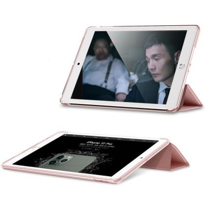 Силиконов тефтер за iPad 10.2 от Tech-Protect SmartCase - черен