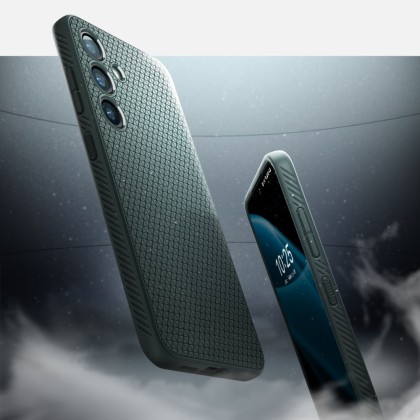 Силиконов кейс за Samsung Galaxy S24+ Plus от Spigen Liquid Air - Abyss Green