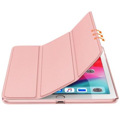 Силиконов тефтер за iPad 10.2 от Tech-Protect SmartCase - rose gold