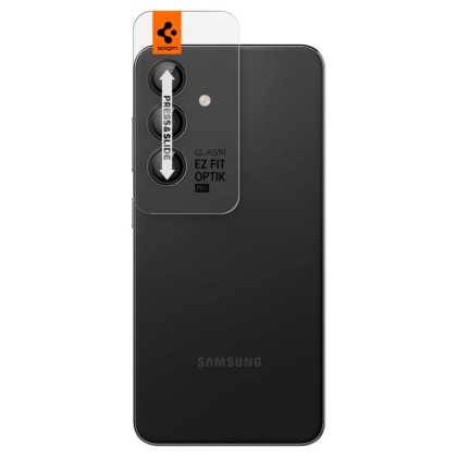 2 броя комплетки от протектори за обектви на камерата на Samsung Galaxy S24+ Plus от Spigen Optik Tr - Черен 