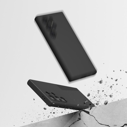 Силиконов кейс с MagSafe за Samsung Galaxy S24 Ultra от Ringke Silicone Magnetic - Черен