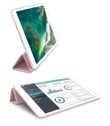 Силиконов тефтер за iPad 9.7 2017 / 2018 от Tech-Protect SmartCase - Rose Gold