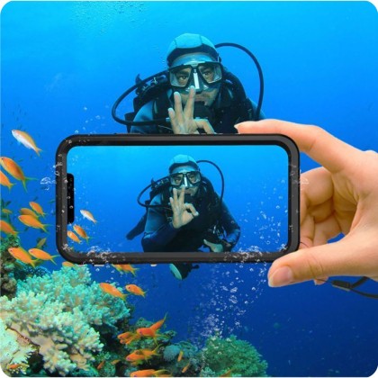 Водоустойчив кейс за Samsung Galaxy S24 Ultra от Tech-Protect Shellbox IP68 - Черен