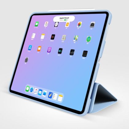 Силиконов тефтер за iPad Air 4 / 5 от Tech-Protect SmartCase - sky blue