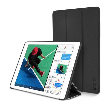Силиконов тефтер за iPad Air от Tech-Protect SmartCase - Черен