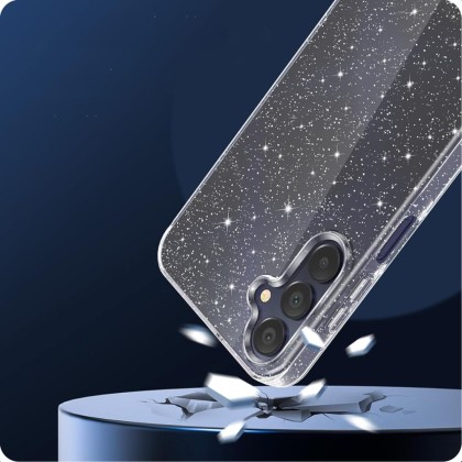 Силиконов кейс за Samsung Galaxy A55 5G от Tech-Protect FlexAir - Glitter