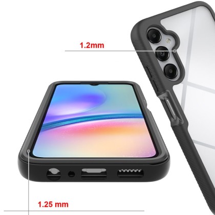 360 градусов калъф за Samsung Galaxy A05s от Tech-Protect Defense360 - Черен