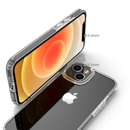 Твърд кейс за iPhone 12 / 12 Pro от Tech-Protect FlexAir Hybrid - прозрачен