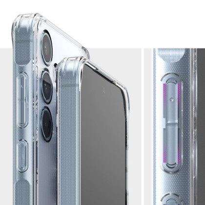 Удароустойчив твърд кейс за Samsung Galaxy A55 5G от Ringke Fusion - Прозрачен