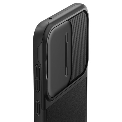 Кейс с капак за камерата за Samsung Galaxy A55 5G от Spigen Optik Armor - Черен