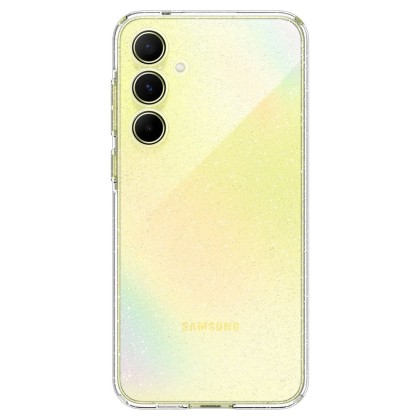 Удароустойчив, силиконов кейс за Samsung Galaxy A55 5G от Spigen Liquid Crystal - Glitter Crystal