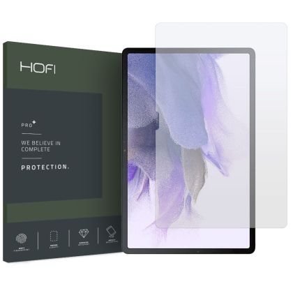 Стъклен протектор FULL GLUE за Samsung Galaxy Tab S7 FE от Hofi Glass Pro+ - Прозрачен