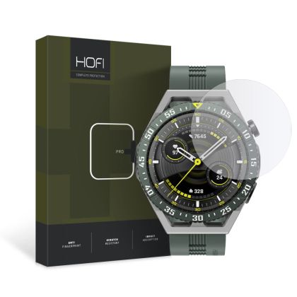Стъклен протектор FULL GLUE за Huawei Watch GT 3 SE от Hofi Glass Pro+ - Прозрачен