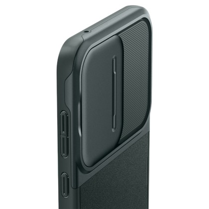 Кейс с капак за камерата за Samsung Galaxy A55 5G от Spigen Optik Armor - Abyss Green