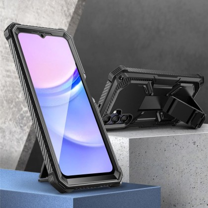 360 градусов калъф за Samsung Galaxy A15 4G / 5G от Supcase IBLSN Armorbox - Черен
