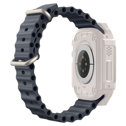 Удароустойчив кейс за Apple Watch Ultra 1/2 (49mm) от Spigen Rugged Armor - Dune Beige