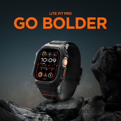 SPIGEN LITE FIT ”PRO” APPLE WATCH ULTRA 1 / 2 (49 MM) MATTE BLACK