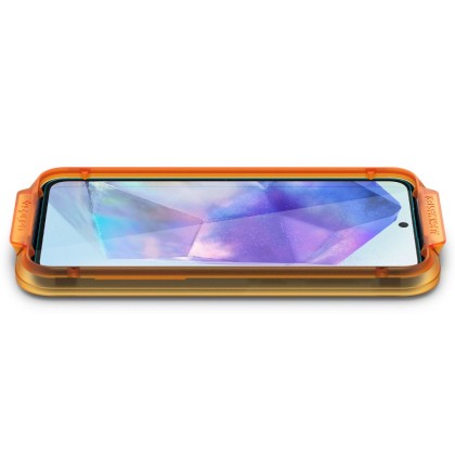 2 броя стъклени протектори за Samsung Galaxy A55 5G от Spigen ALM Glas.TR Slim 2-Pack - Прозрачни