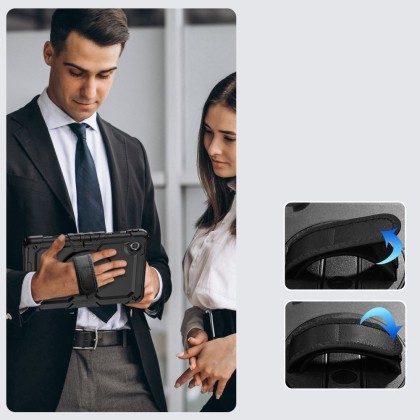 360 градусов калъф за таблет Lenovo Tab M11 11.0 от Tech-Protect Solid360 - Черен