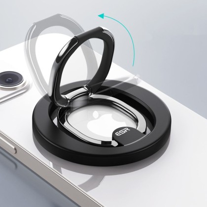 Стойка тип пръстен за смартфон с MagSafe от ESR Halolock MagSafe Ring Stand - Черна