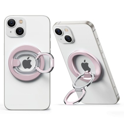 Стойка тип пръстен за смартфон с MagSafe от ESR Halolock MagSafe Ring Stand - Pastel Pink