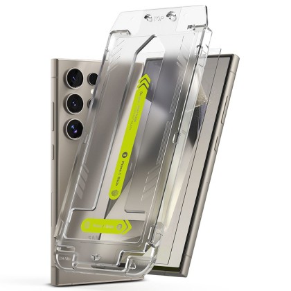 2 х Стъклен протектор за дисплей на Samsung Galaxy S24 Ultra от Ringke Easy Slide 2-Pack - Прозрачен