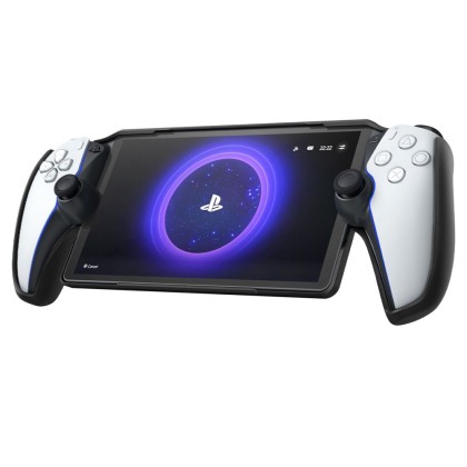 Тънък кейс със стойка за Sony Playstation Portal от Spigen Thin Fit - Черен