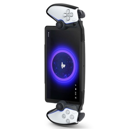 Тънък кейс със стойка за Sony Playstation Portal от Spigen Thin Fit - Черен