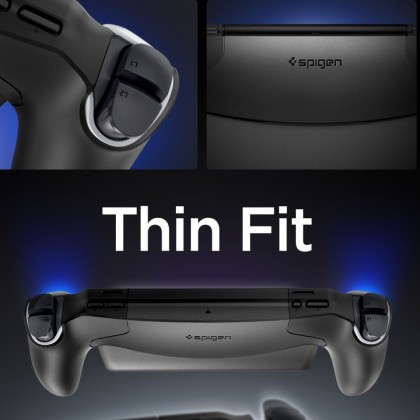 Тънък кейс със стойка за Sony Playstation Portal от Spigen Thin Fit - Черен