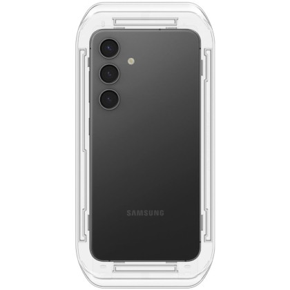 2 броя стъклени протектори за дисплей на Samsung Galaxy S24 от Spigen Glas.TR 