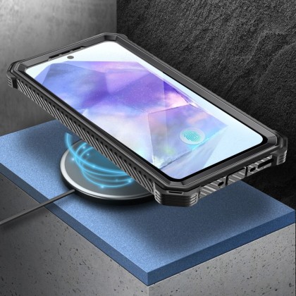 360 градусов калъф за Samsung Galaxy A55 5G от Supcase IBLSN Armorbox - Черен