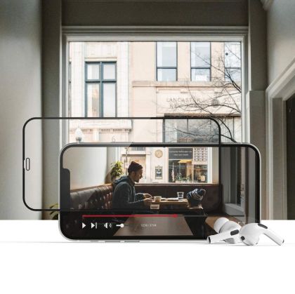Стъклен протектор FULL GLUE за Samsung Galaxy A53 5G от Hofi Glass Pro+ - Черен