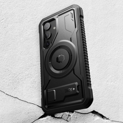 360 градусов калъф с MagSafe за Samsung Galaxy S24 Plus от Tech-Protect Kevlar - Black