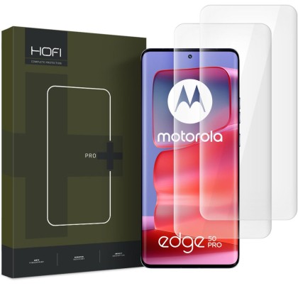 UV протектори за Motorola Edge 50 Fusion / Edge 50 Pro 5G от Hofi UV Glass Pro+ 2 броя - Прозрачни