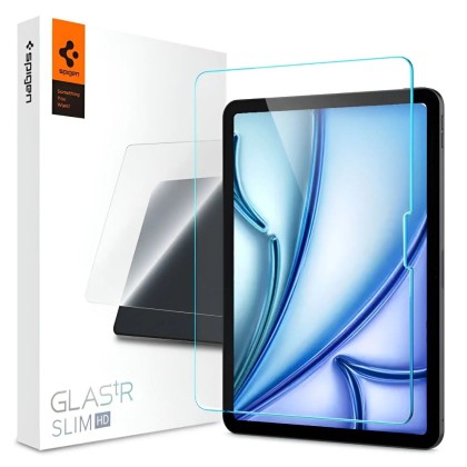 Стъклен протектор за дисплей на Apple iPad Air 6 (11" 2024) от Spigen Glass Tr. Slim - Прозрачен