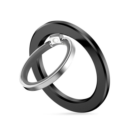 Алуминив пръстен с MagSafe от Tech-Protect MMR300 - Черен
