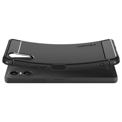 Удароустойчив кейс за Sony Xperia 10 VI от Spigen Rugged Armor - Черен мат