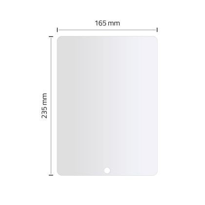 Стъклен протектор FULL GLUE за iPad Air 1 / 2 / Pro 9.7 от Hofi Glass Pro+ - Прозрачен