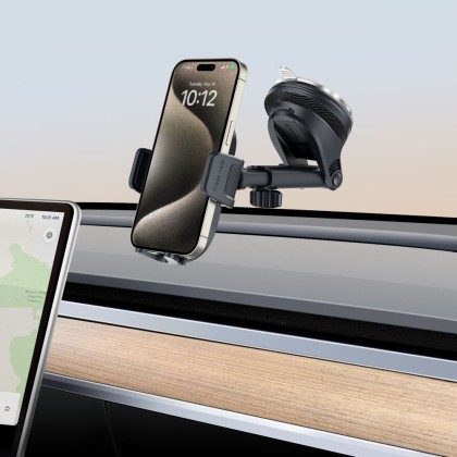Универсална стойка за автомобил от Tech Protect V7 - Черна