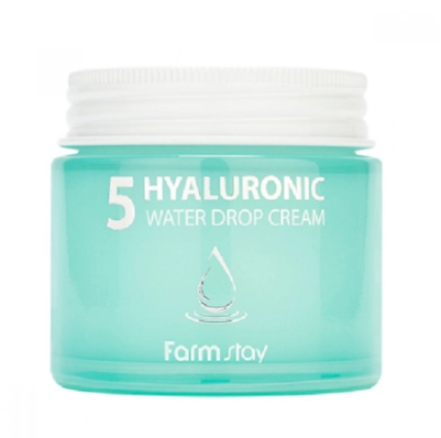 Крем за лице с 5 хиалуронови киселини от различни размери от FarmStay Hyaluronic5 Water Drop Cream
