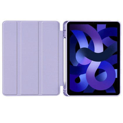 Силиконов калъф за iPad Air 4/5/6 (2020-2024) от Tech-Protect SC PEN - Виолетов