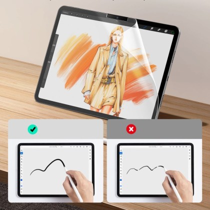 2 броя фолио за дисплей имитиращо хартия за iPad Air 6 (11