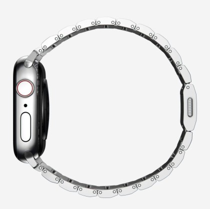 Панелна верижка за Apple Watch 4 / 5 / 6 / 7 / 8 / 9 / SE / Ultra 1/2 (42/44/45/49 mm) от Tech-Protect Steelband - Сребриста