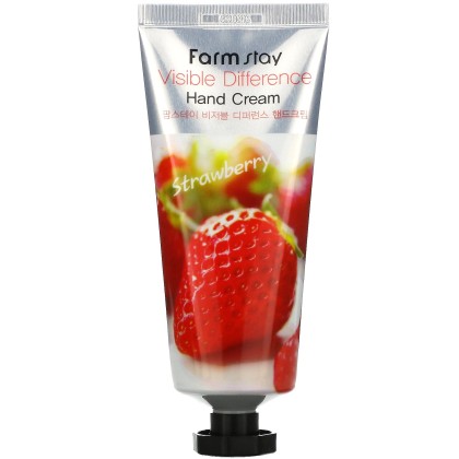 FarmStay Visible Difference Hand Cream Strawberry